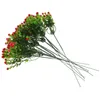 Decorative Flowers 10 Pcs Decor Household Artificial Flower Baby's Breath Stems Bar Counter Home