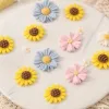 Margherite selvatiche crisantemo a forma di fiori in silicone stampo cioccolato cioccolato cottura molid torta decorazione strumenti polimero argilla stampo