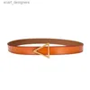 Belts Fashion Brand Belt Women Triangle Buckle Luxury Belt Womens Leisure Trend Jeans Dress Belts Lady Girl Y240411