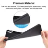 Tablet PC Case Sacs Silicone Case pour iPad 10.2 7th 8th 9th Generation Flexible Bumper Back Cover pour iPad 7 8 9 2019 2020 2021 Black Shell 240411