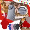 Vêtements de vêtements pour chiens Pullor pull d'hiver Vêtements d'hiver chauds Pantes de compagnie pour animaux de compagnie pour petits vêtements solides de bois solides