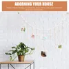 Frames perles String Po Storage Sœur Picture en bois Perles suspendues Clips de pellicule Garland Decoration Holders