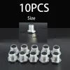 M10 Tooth Tube With Nut For Lamps Hollow Screw Metal Pipe Teeth Whitening Thread Repair Lighting Base Connecting Accessories