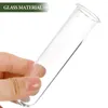 Vaser 5st tydliga provrör för växtutbredningsstation glasväxter rörhydroponisk vas