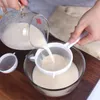 Handheld -Plastikbildschirm Mesh wiederverwendbarer Küchenfilter Sojamilchsaft Tee Sieb Kaffee Colander Multifunktional Küchensieb