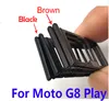 Porta del supporto per slot con chip con patatine schede SIM originale per Motorola Moto G8 Power Lite Plus Play / G Fast / G Power