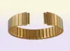 Watch Bands si adatta a A158WA168 Classic T78677 Gold Tone in acciaio inossidabile Expansion 18mm Digital Band1592300