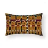 Pillow African National Decor Style Caractère Tomem Patché