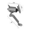 Aluminium Motorcykel Mountain Bicycle Phone Holder Stand Justerbart Moto -styret bakspegel Mot mobilmontering