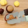 Tifurposé Clip de châtaignier Ciseaux Peeler Cissers Tool Noix de cuisine Aluches polyvalentes