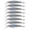 Gratis vissersvissersaas ongeverfd blanco harde lures diy crankbaits minnows popper vib potlood transparante kunstaas set