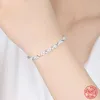 Bangle High Quality 925 Sterling Silver Fashion Multipel Styles Armband Chain for Women Fashion Wedding Party Beautiful Jewelry Gift 240411