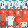 Chili Jerseys de football Alexis Vidal Kid Kit 2025 Tableau de football de l'équipe nationale Red Away White 24 25 Full Set Men Camiseta 2024 Copa America Zamorano