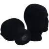 Płytki dekoracyjne Polistyren Black Foam Model Model Manekin Głowa Manekin stojak