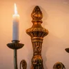 Candle Holders Wax Melt Burner Vintage Centerpieces Weddings Mold Holder Iron Plate Velas Living Room Decoration GPF40XP