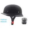 Мотоцикл шлем S-M-XL-XXL Riding Vintage Cruiser Toursing Half-Helmets Moto Bicycle Scooter Катание