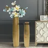 Vasen Grand Gold Book Blume Vase Keramik großer Dekoration für Luxuszimmer Ästhetische Vaas Hochzeit Herzstück 50VA