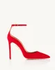 Najlepsze luksusowe Aquazzura Kobiety romansowe pompki romansowe spiczasty palce skórzane sandały buty impreza sukienka ślubna wysokie obcasy EU35-43 z pudełkiem