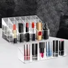 Lagringslådor 2024 Lipstick Makeup Organizer Akryl för kosmetika Nagellack Display Stand Holder