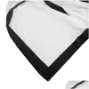 Coperte fasciatura in bianco sublimazione Blanket Trasferimento termico Tessuto Plece Plece Grum di moquette fai -da -te Rugne tappeti a quadri trapunta 125150 cm Deli ot0ov