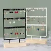 Display Stand With Holes For Earrings Pendants Bracelets Jewelry Display Stud Earrings Holder Black White Jewelry Rack