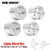 4pcs 12 mm 5 trous roue Hex Hex Adaptateur Adaptateur d'essieu alliage d'aluminium pour la voiture RC 1/10 1,9 "2,2" Rims Traxxas Axial Tamiya MST