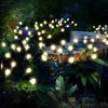 4/2/1PCS Solar Garden Light LED kołysanie Firework Firefly Lights Light