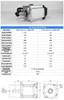 Lichuan 17bt Incremental Encoder AC220V 750W Сервомотр 2,4 нм 3000 об / мин или мотор сервопривода AC 1 кВт 3,2 нм 3000 об / мин с драйвером AC220V