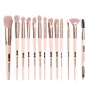 MAANGE Makeup Brushes Set 15pcs Professional Eye Shadow Makeup Brush Kits Eyeshadow Eyeliner Blending Eyebrow Goat Hair