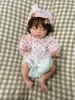 Can Drink Can Pee Reborn Girl Doll 35 cm Full Body Silicone Reborn Bebe Baby Handmade real bebe reborn menina de silicone