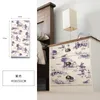 Adesivi per finestre Purple Flower Creative Mobili vintage OPACO Romance estetico PEGATINA DE DECORATIVE FILMS EI50MT EI50MT