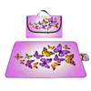 Modello farfalla grande tappetino da picnic a sabbia, oxford esterno tappetino da picnic portatile impermeabile per spiaggia, parco, prato, prato, viaggio