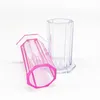 Clear Acryl Pen Holder Makeup Brush Desktop Pencil Organizer Akryl Pencil Cup Stationery Tattoo Pen Organizer Tillbehör