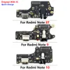 100% d'origine Nouveau Port USB Port Microphone Dock Connector Corable Flex Cable pour Redmi Note 10S 10S 8T 9 9S 8 PRO