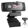 Webcams webcam 4k 2k 1080p Full HD Web Camera com microfone USB Plug Web Cam para PC Laptop Youtube Skype Vídeo Mini Câmera 4K