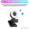 Webbkameror Webcam 1080p Mini Camera Full HD Webcam med Ring Fill Light Microphone USB Live -sändning för YouTube PC Laptop Video Shooting