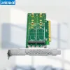 Cards Linkreal PCIe x16 to 4Port M.2 NVMe SSD Adapter Low ProfileLRNV95NFL