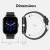 Смотреть оригинальные Smart Watch Clock Fitness Heart Monitor Sport Smart Wwatch Bluetooth Calls Watches для мужчин Женщины PK Huawei Amaste 2023