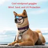 Hundkläder vindtäta hundar solskyddsglasögon justerbara husdjur resor solglasögon
