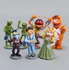 Cartoon de anime The Muppets PVC Ação Figura Modelo Toys Dolls 7pcSset Gift Christmas Toys Child Toys DSFG117 Y2007305471185