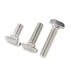 M5 M6 M8 T HAMMER HEAD T BOLT ALUMINIUM KONNAKTOR T Huvudbultar Skruvar för EU 20/30/40/45 Aluminiumprofiler