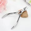 2024 Blade Fingernail Tenail Cuticule Nipper Taillement en acier inoxydable Nail Cutter Cupile Cipiles Cipiles Plaque Manucure Outils - pour les ciseaux de cuticules Piste