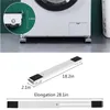 ホームアプライアンス家具ドリーモバイルローラーヘビーデューティ調整可能洗濯機モバイルスタンドベース冷蔵庫移動可能なブラケット