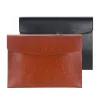 Folders Fashion PU Leather Document Bag A4 A5 Document Storage Bag Office Bills Paper Organizer File Bag