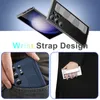 Per Samsung Galaxy S23 Ultra Case Portable Silicone Wristband Cinger Anti-Fingerprint Protective Coperpective per Galaxy S23 Plus