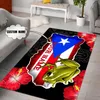 Teppiche Anpassen von Namen Maga Coqui Puerto Rico Teppich 3D bedrucktes Mattenboden Anti-Rutsch Teppich Home Dekoration Themed Wohnzimmer