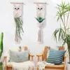 Tapestries Adorable Home Decoration Macrame Wall Hanging Tapestry Cotton Tassel Handmade Woven Bohemian Art Background Cloth