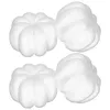 4 Pcs Artificial Pumpkin Props Intelligent Toy Desk Topper Model Decor Simulated Foams Pumpkins Ornament