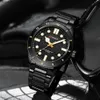 Armbandsur Curren Mens Top Sports Luxury Mens Military Steel Quartz Watch With Simple Design Mens Clock Glow Hand