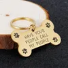 Dog Tag gepersonaliseerde Cat Pet ID -tags gegraveerde Cats Puppy Naam nummer Adres voor accessoires van kraaghanger